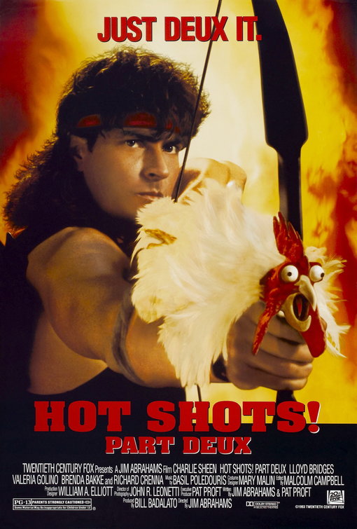 the movie poster: Hot Shots! Part Deux (1993) ver2
