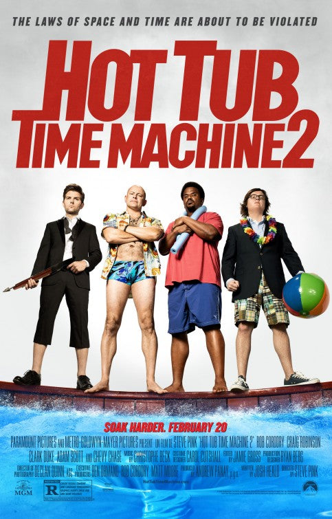 1000 piece jigsaw puzzle for the movie poster: Hot Tub Time Machine 2 (2015) ver2
