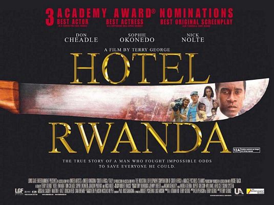 the movie poster: Hotel Rwanda (2004) ver3