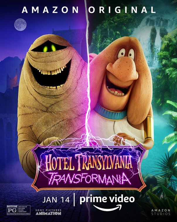 1000 piece jigsaw puzzle for the movie poster: Hotel Transylvania: Transformania (2022) ver9