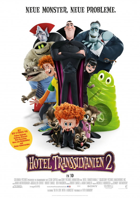 1000 piece jigsaw puzzle for the movie poster: Hotel Transylvania 2 (2015) ver6