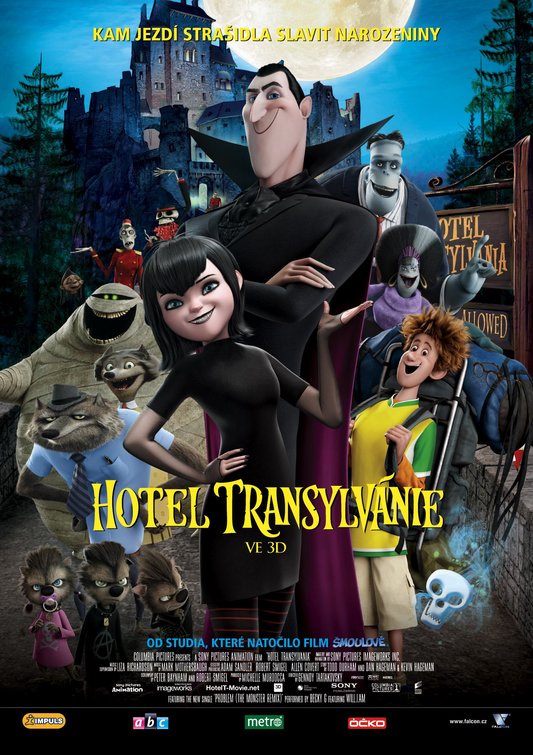 1000 piece jigsaw puzzle for the movie poster: Hotel Transylvania (2012) ver11