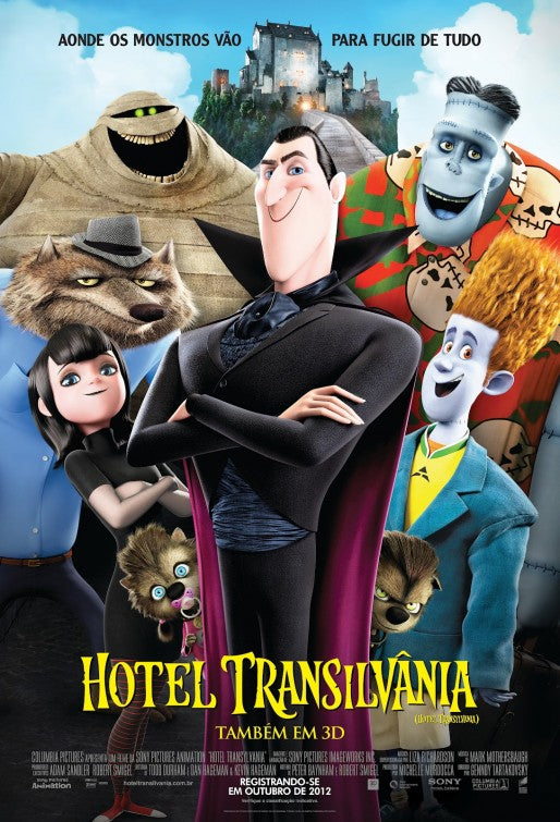 1000 piece jigsaw puzzle for the movie poster: Hotel Transylvania (2012) ver20