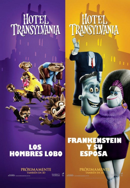 1000 piece jigsaw puzzle for the movie poster: Hotel Transylvania (2012) ver3
