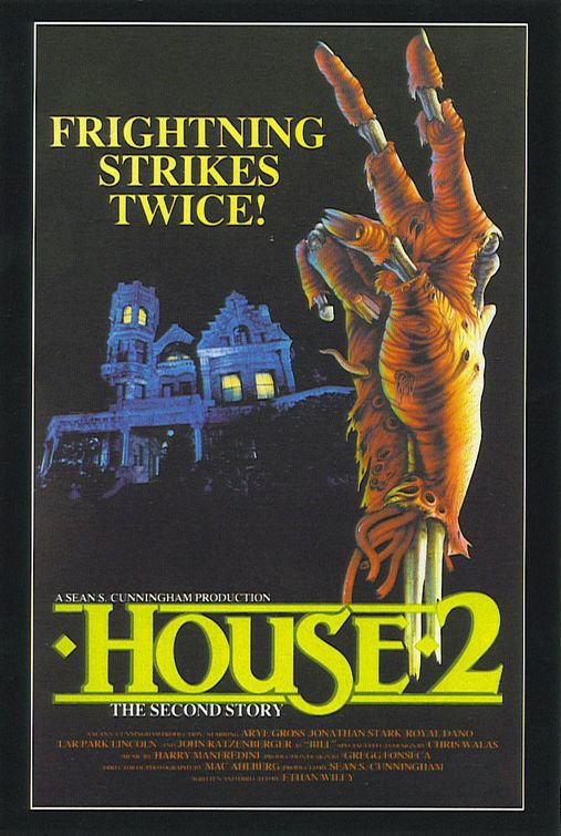 the movie poster: House II: The Second Story (1987)
