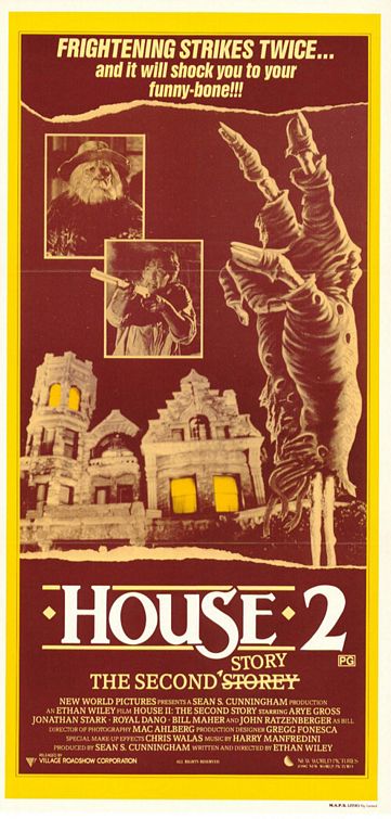 the movie poster: House II: The Second Story (1987) ver2