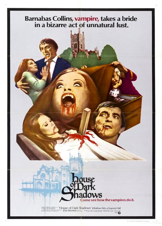 the movie poster: House of Dark Shadows (1970)