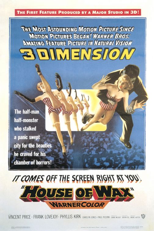 the movie poster: House of Wax (1953) ver4