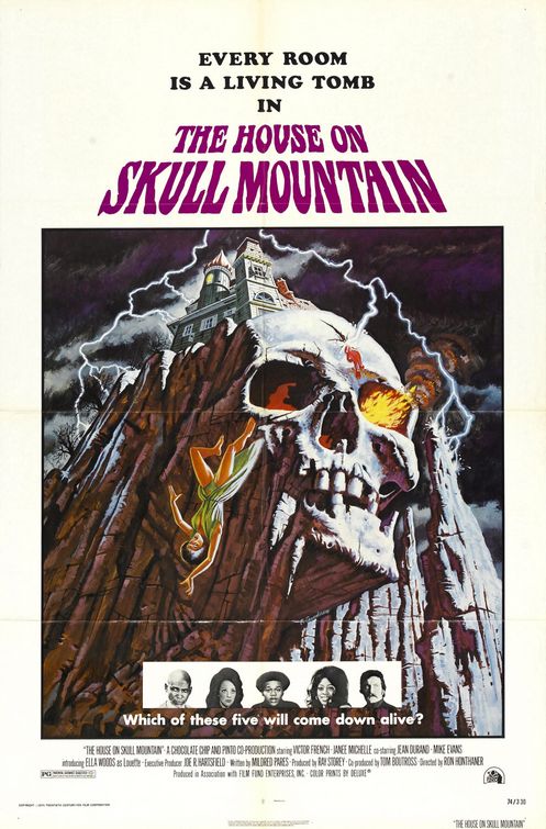 the movie poster: The House on Skull Mountain (1974)