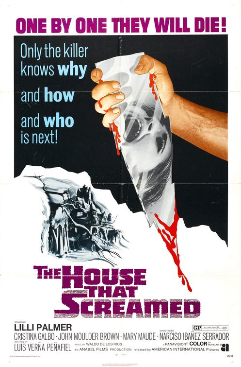 the movie poster: The House That Screamed (1971)