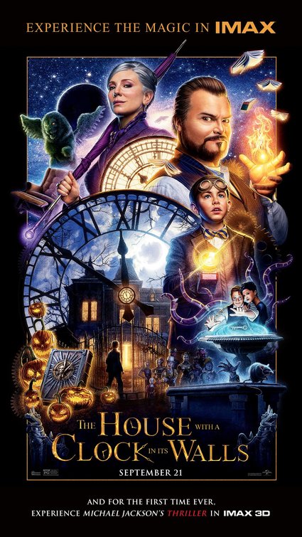1000 piece jigsaw puzzle for the movie poster: The House with a Clock in its Walls (2018) ver5