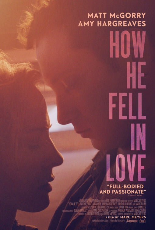1000 piece jigsaw puzzle for the movie poster: How He Fell in Love (2016)