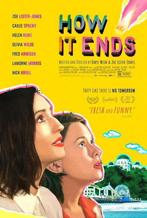 1000 piece jigsaw puzzle for the movie poster: How It Ends (2021)