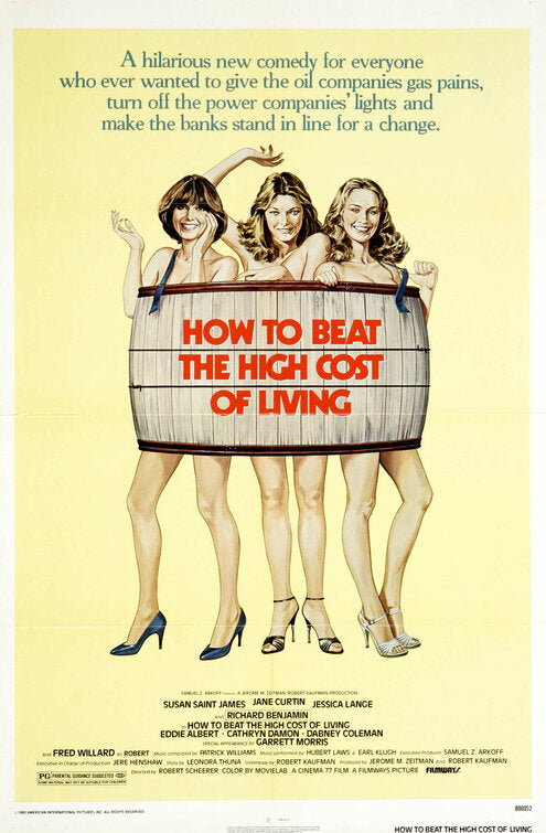 1000 piece jigsaw puzzle for the movie poster: How to Beat the High Co$t of Living (1980)