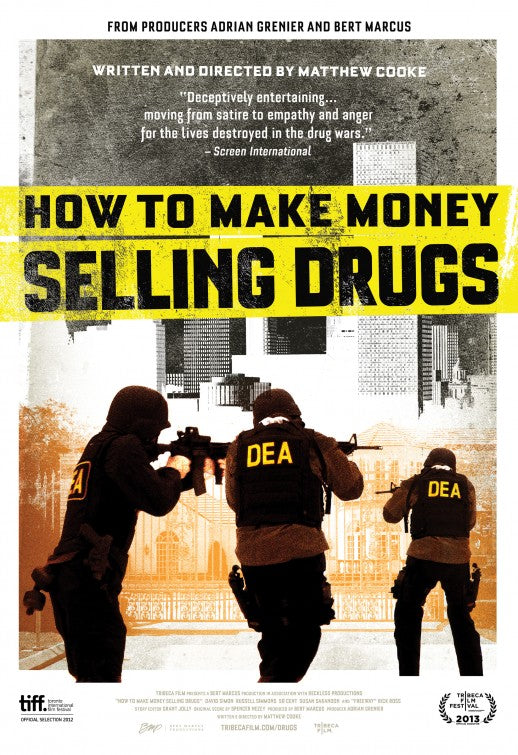 1000 piece jigsaw puzzle for the movie poster: How to Make Money Selling Drugs (2013) ver2