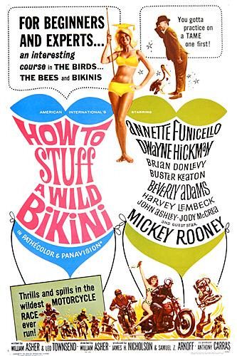 the movie poster: How to Stuff a Wild Bikini (1965)