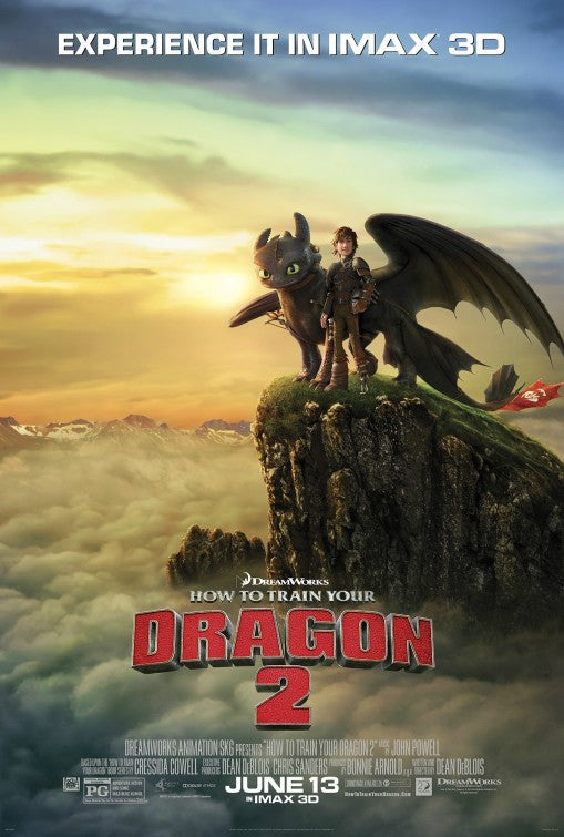 1000 piece jigsaw puzzle for the movie poster: How to Train Your Dragon 2 (2014) ver14