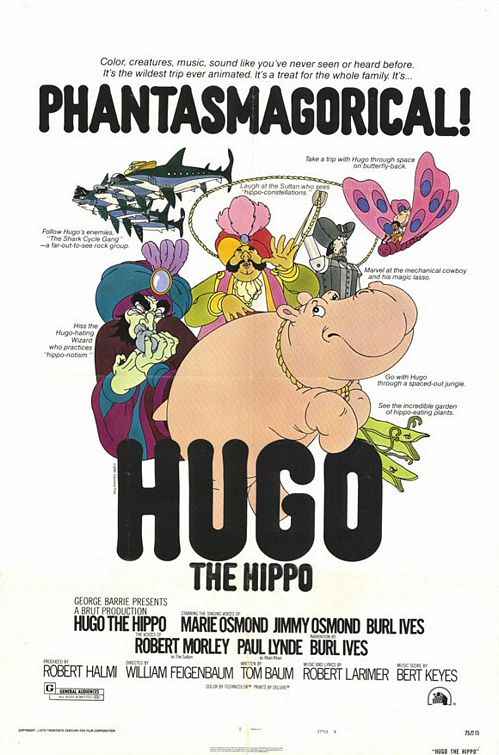 the movie poster: Hugo the Hippo (1976)