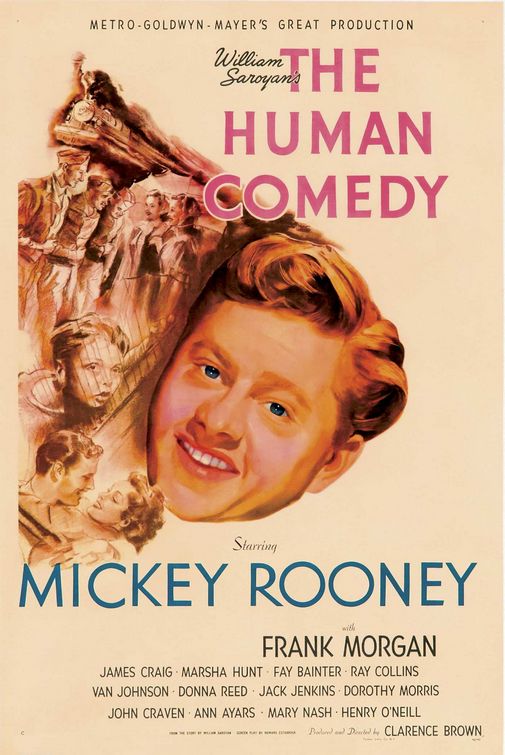 the movie poster: The Human Comedy (1943)