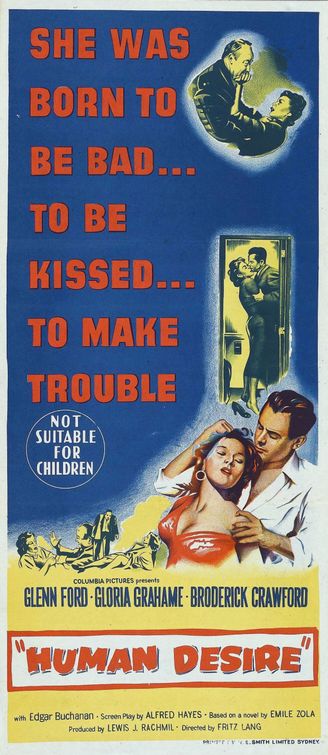 the movie poster: Human Desire (1954) ver2