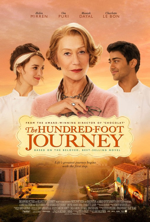 1000 piece jigsaw puzzle for the movie poster: The Hundred-Foot Journey (2014)