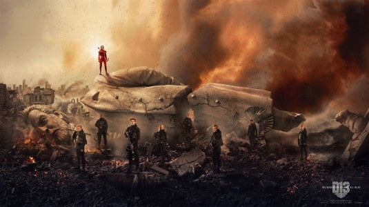 1000 piece jigsaw puzzle for the movie poster: The Hunger Games: Mockingjay - Part 2 (2015) ver19