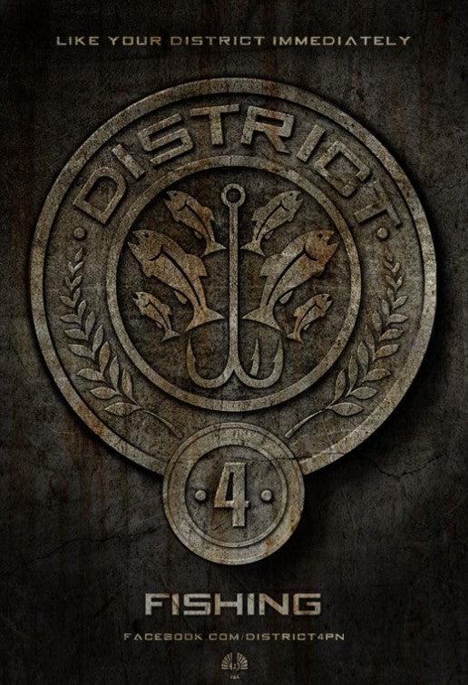 1000 piece jigsaw puzzle for the movie poster: The Hunger Games (2012) ver5