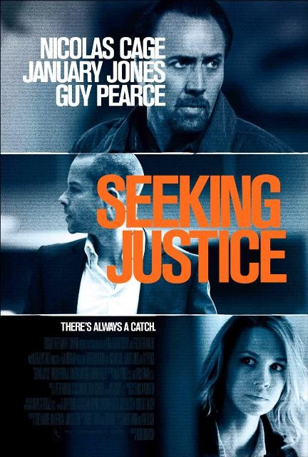 1000 piece jigsaw puzzle for the movie poster: Seeking Justice (2011) ver4
