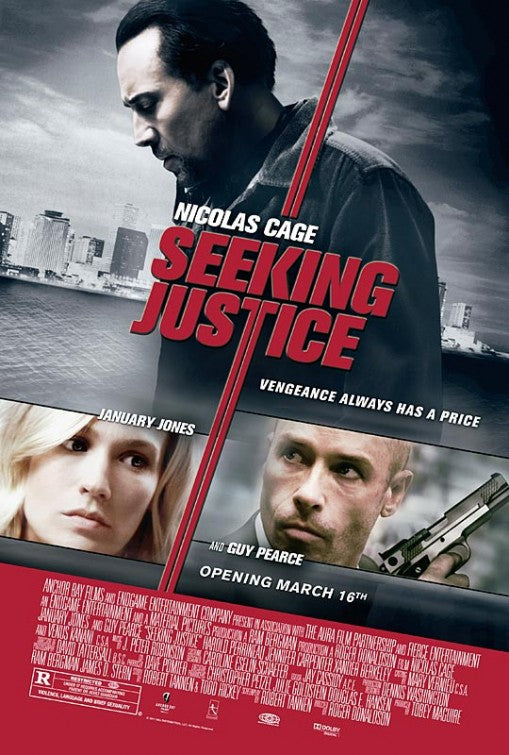 1000 piece jigsaw puzzle for the movie poster: Seeking Justice (2011) ver7