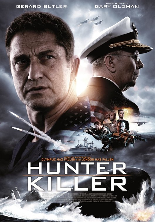 1000 piece jigsaw puzzle for the movie poster: Hunter Killer (2018) ver3