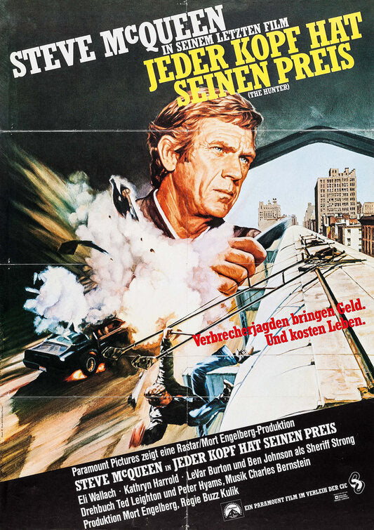 1000 piece jigsaw puzzle for the movie poster: The Hunter (1980) ver3