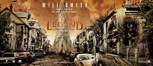 the movie poster: I Am Legend (2007) ver11
