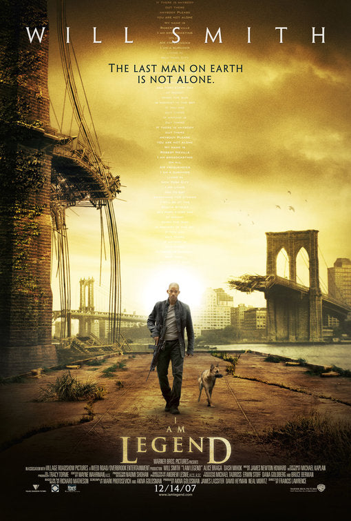 the movie poster: I Am Legend (2007) ver2