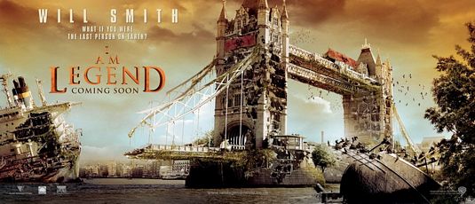 the movie poster: I Am Legend (2007) ver7