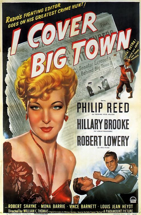the movie poster: I Cover Big Town (1947)