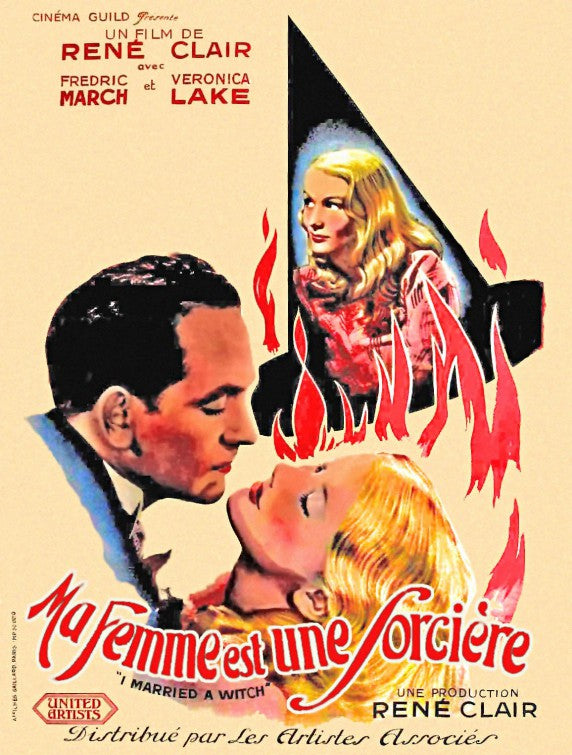 1000 piece jigsaw puzzle for the movie poster: I Married a Witch (1942) ver5