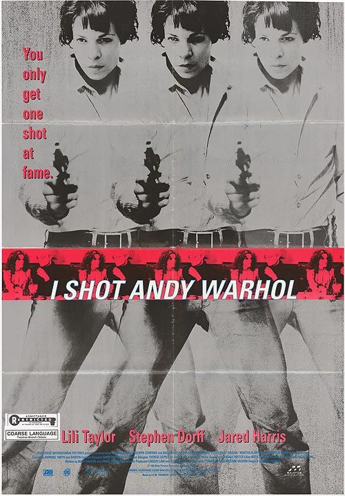 the movie poster: I Shot Andy Warhol (1996)