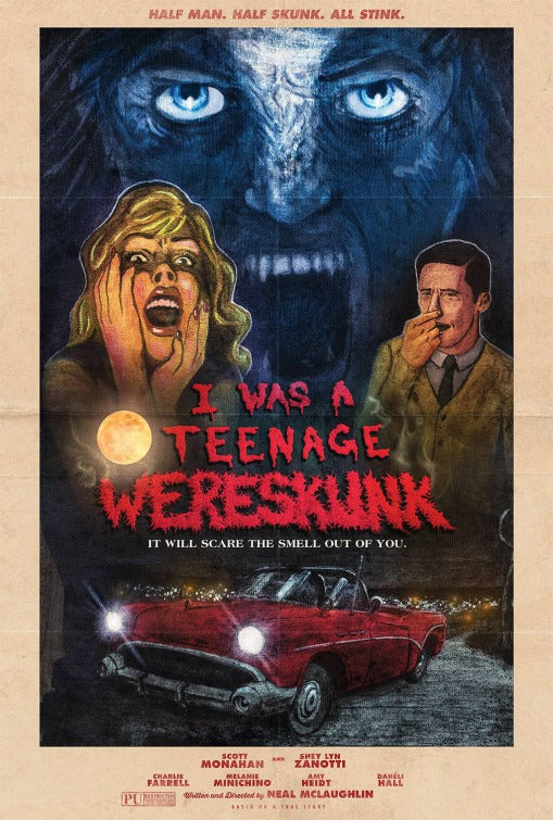 1000 piece jigsaw puzzle for the movie poster: I Was a Teenage Wereskunk (2016)