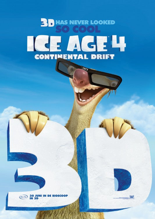 1000 piece jigsaw puzzle for the movie poster: Ice Age: Continental Drift (2012) ver11