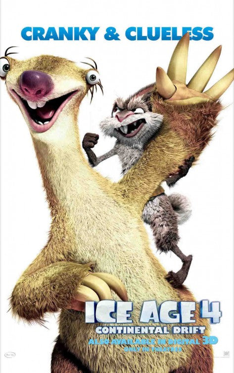 1000 piece jigsaw puzzle for the movie poster: Ice Age: Continental Drift (2012) ver4