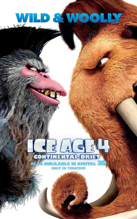 1000 piece jigsaw puzzle for the movie poster: Ice Age: Continental Drift (2012) ver7
