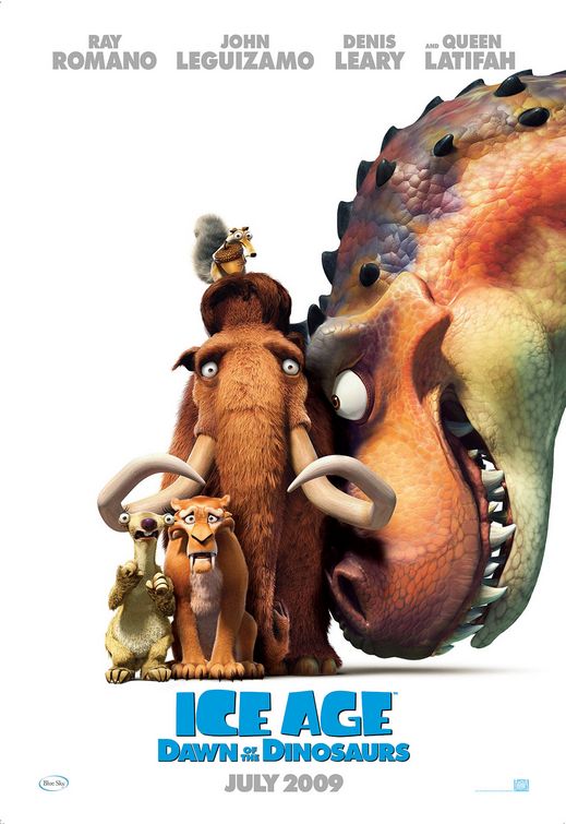the movie poster: Ice Age: Dawn of the Dinosaurs (2009)