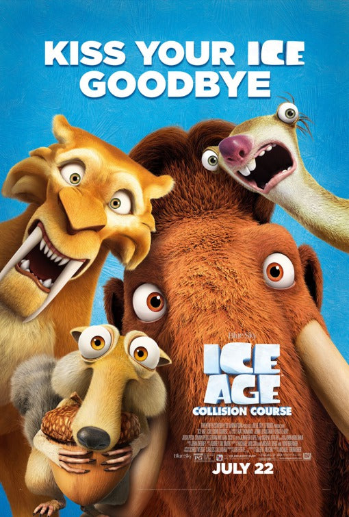 1000 piece jigsaw puzzle for the movie poster: Ice Age: Collision Course (2016) ver16