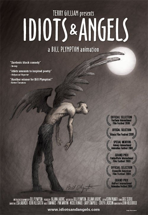 1000 piece jigsaw puzzle for the movie poster: Idiots and Angels (2009)