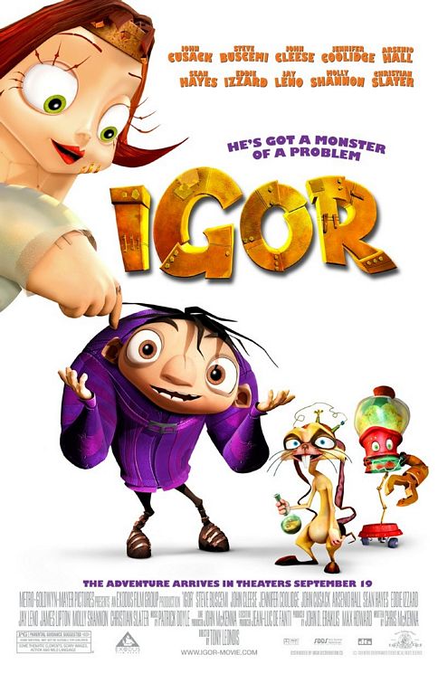 the movie poster: Igor (2008) ver3