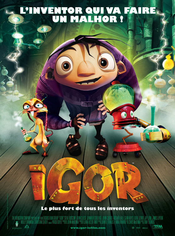 1000 piece jigsaw puzzle for the movie poster: Igor (2008) ver5