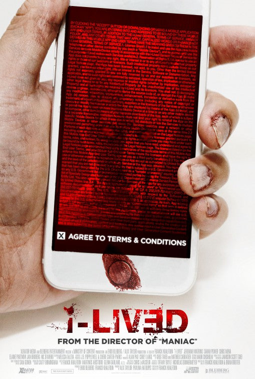 1000 piece jigsaw puzzle for the movie poster: I-Lived (2015)