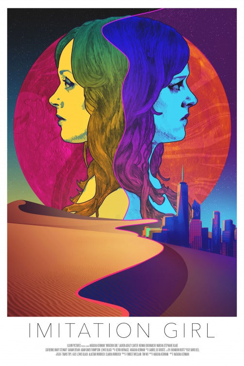 1000 piece jigsaw puzzle for the movie poster: Imitation Girl (2018)