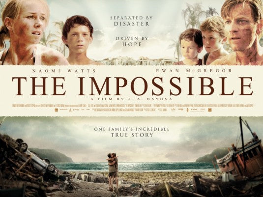 1000 piece jigsaw puzzle for the movie poster: The Impossible (2012) ver7