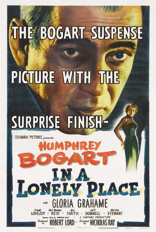 the movie poster: In a Lonely Place (1950)